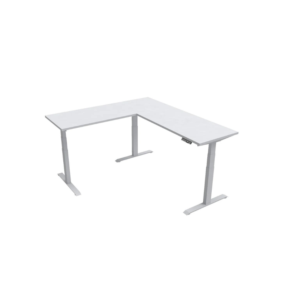 Mesa altura ajustable en L